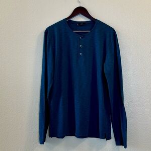 Vince Long Sleeve Henley Shirt